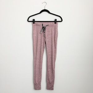 Pink Drawstring Leggings